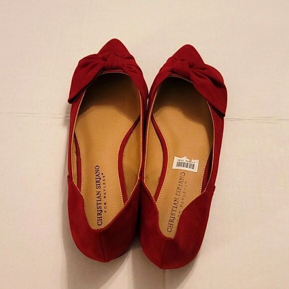 BRAND NEW CHRISTIAN SIRIANO POINTED TOE BOWNOT SLIP-ON BALLET FLAT - Picture 8 of 14